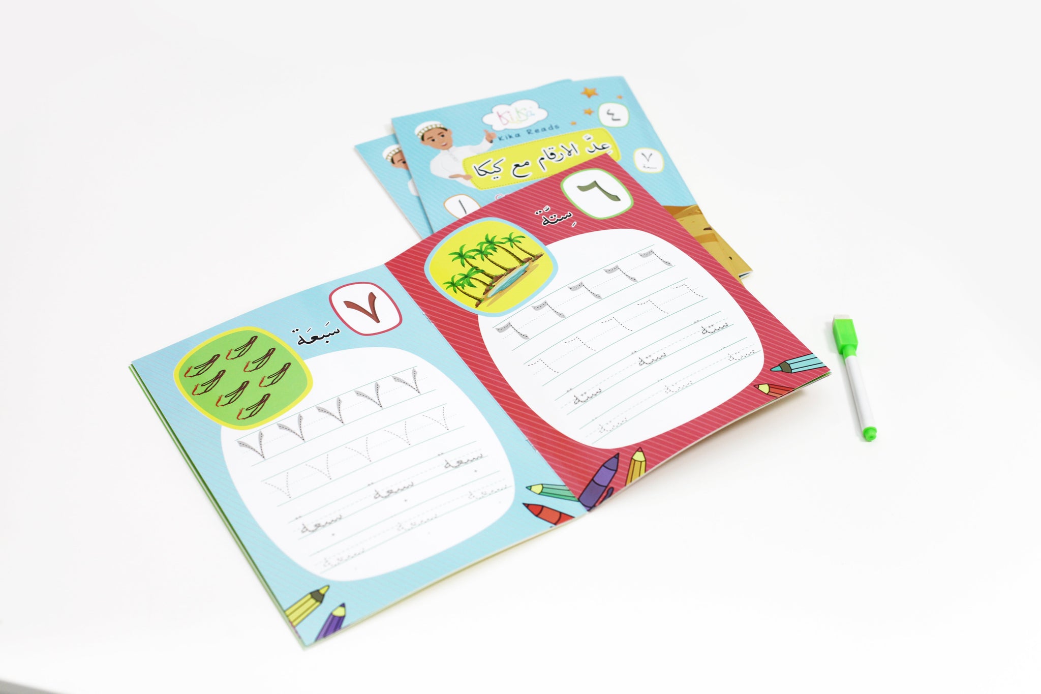Arabic Numbers Wipe Clean Activity Book